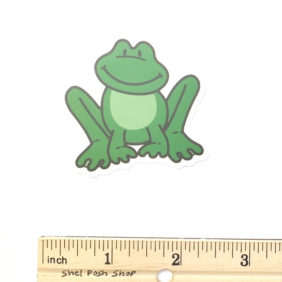 Frog Vinyl Sticker - Picture 2 of 2